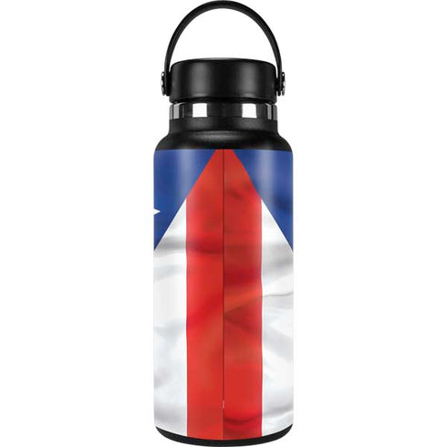 Puerto Rico Flag Hydro Flask 32oz Wide Mouth Skin